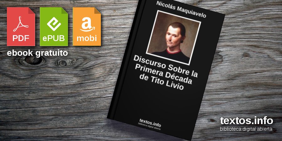 Libro Gratis Discurso Sobre La Primera D Cada De Tito Livio