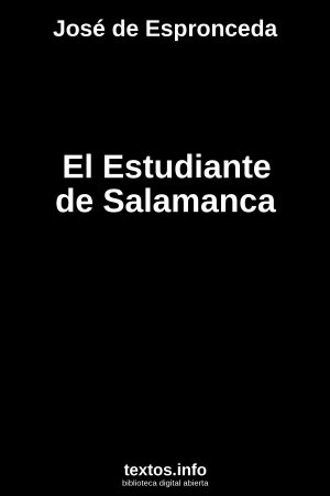 ePub El Estudiante de Salamanca, de Jose de Espronceda