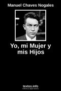 Yo, mi Mujer y mis Hijos, de Manuel Chaves Nogales