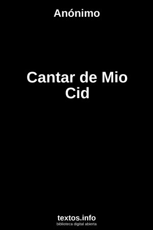 ePub Cantar de Mio Cid, de Anónimo