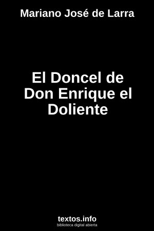 ePub El Doncel de Don Enrique el Doliente, de Mariano José de Larra