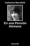 En una Pensión Alemana, de Katherine Mansfield