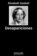 Desapariciones, de Elizabeth Gaskell