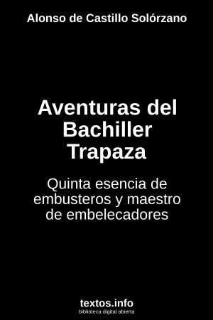ePub Aventuras del Bachiller Trapaza, de Alonso de Castillo Solórzano