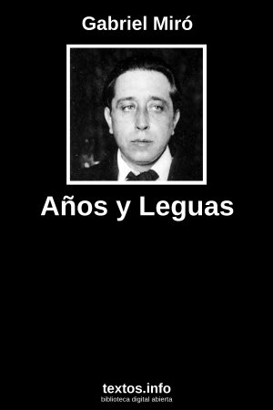 ePub Años y Leguas, de Gabriel Miró