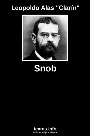 ePub Snob, de Leopoldo Alas 