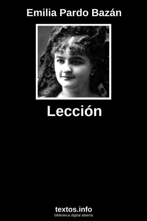 Lección, de Emilia Pardo Bazán