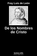 De los Nombres de Cristo, de Fray Luis de León