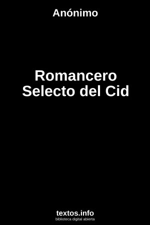 ePub Romancero Selecto del Cid, de Anónimo