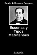 Escenas y Tipos Matritenses, de Ramón de Mesonero Romanos