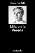 Silla en la Vereda, de Roberto Arlt